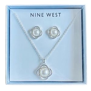NINE WEST necklace and earring set